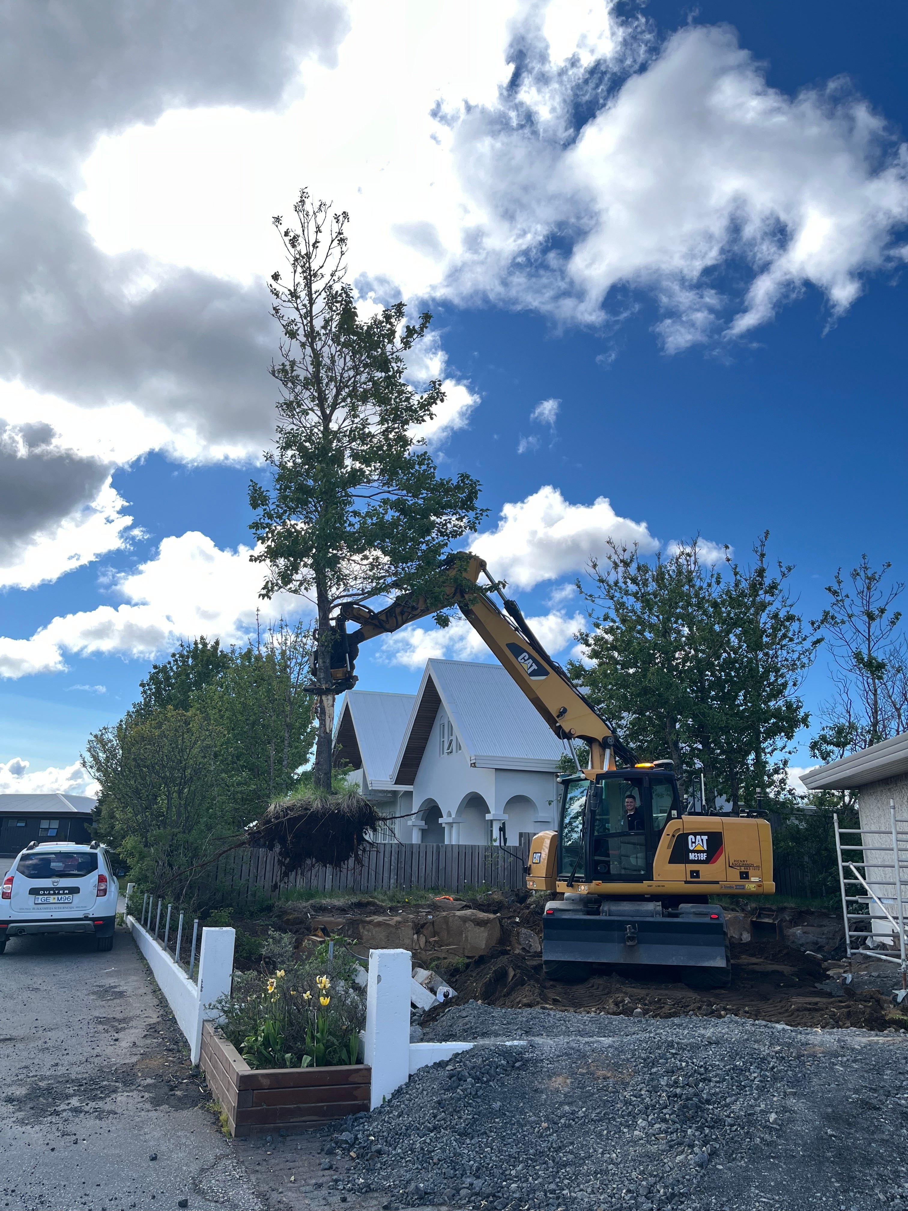 CAT 318 & NMS DVG95 vagn