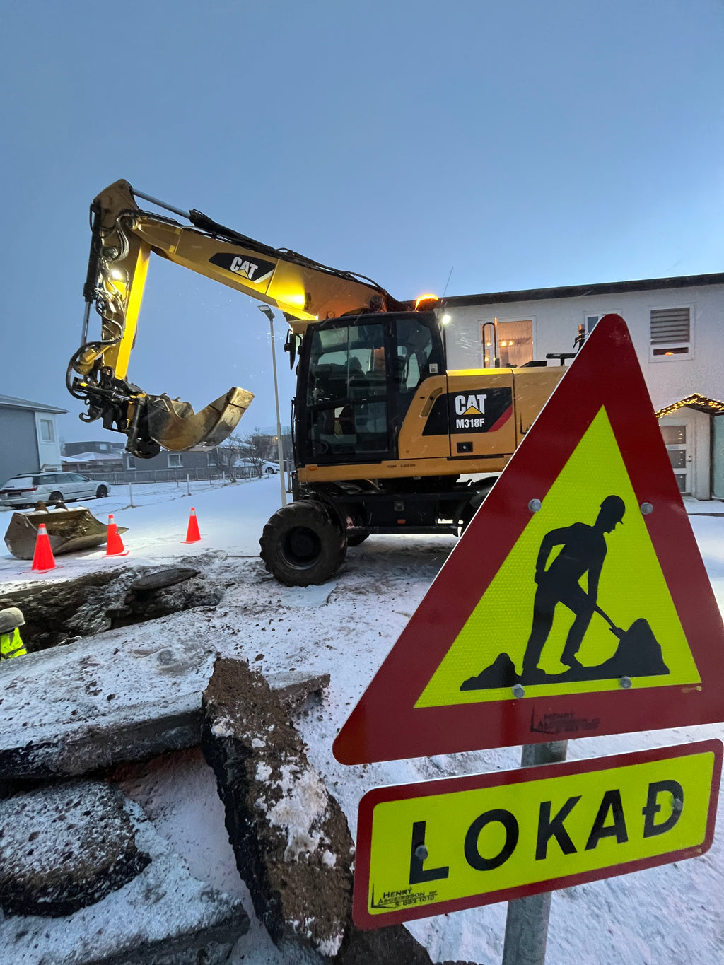 CAT 318 & NMS DVG95 vagn