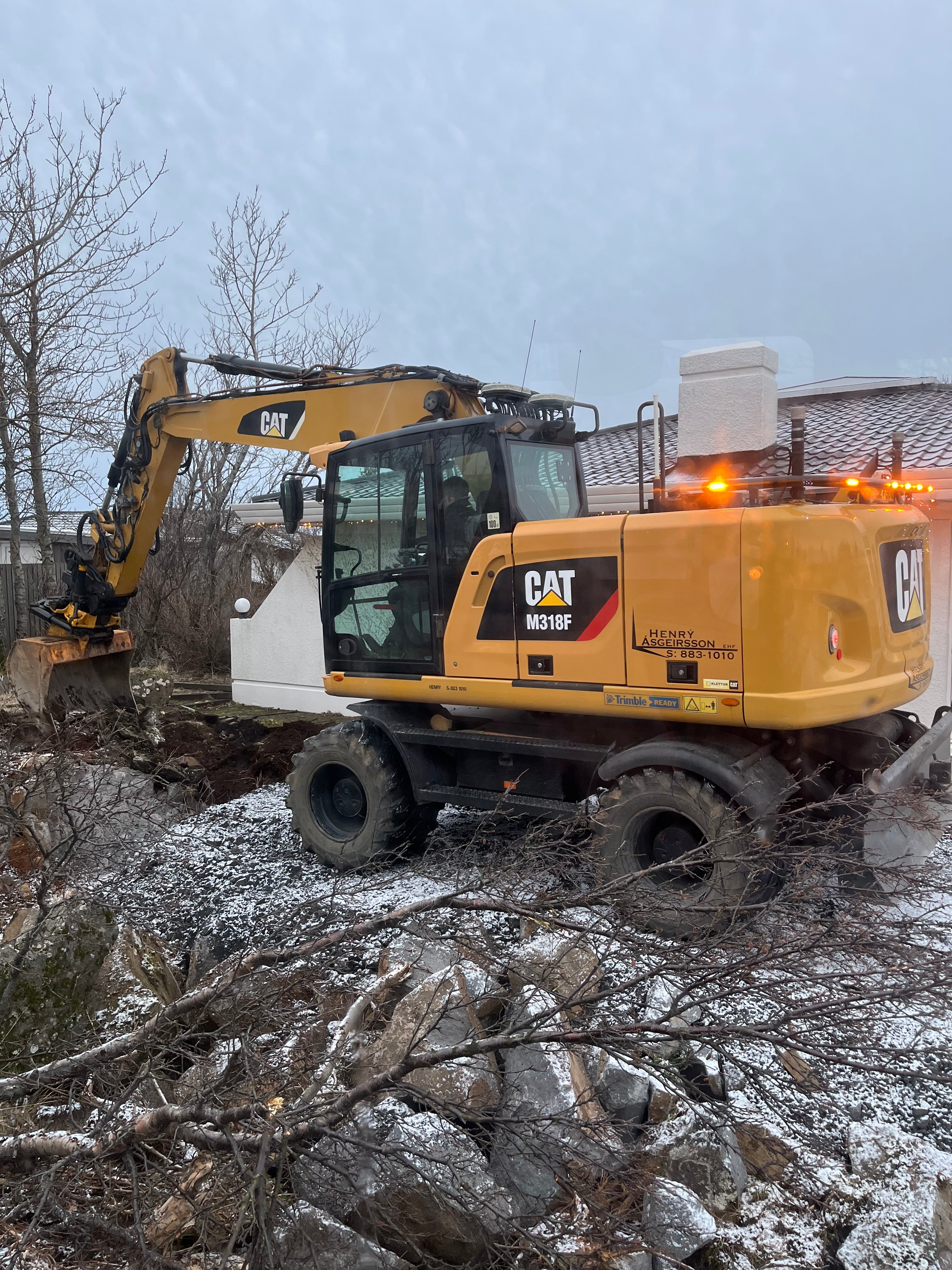 CAT 318 & NMS DVG95 vagn