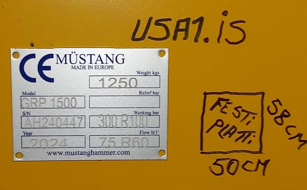 Mustang GRP1500 Grabbi