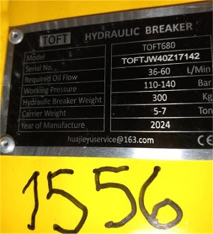 Toft 680 Hydraulic Breaker fleygur